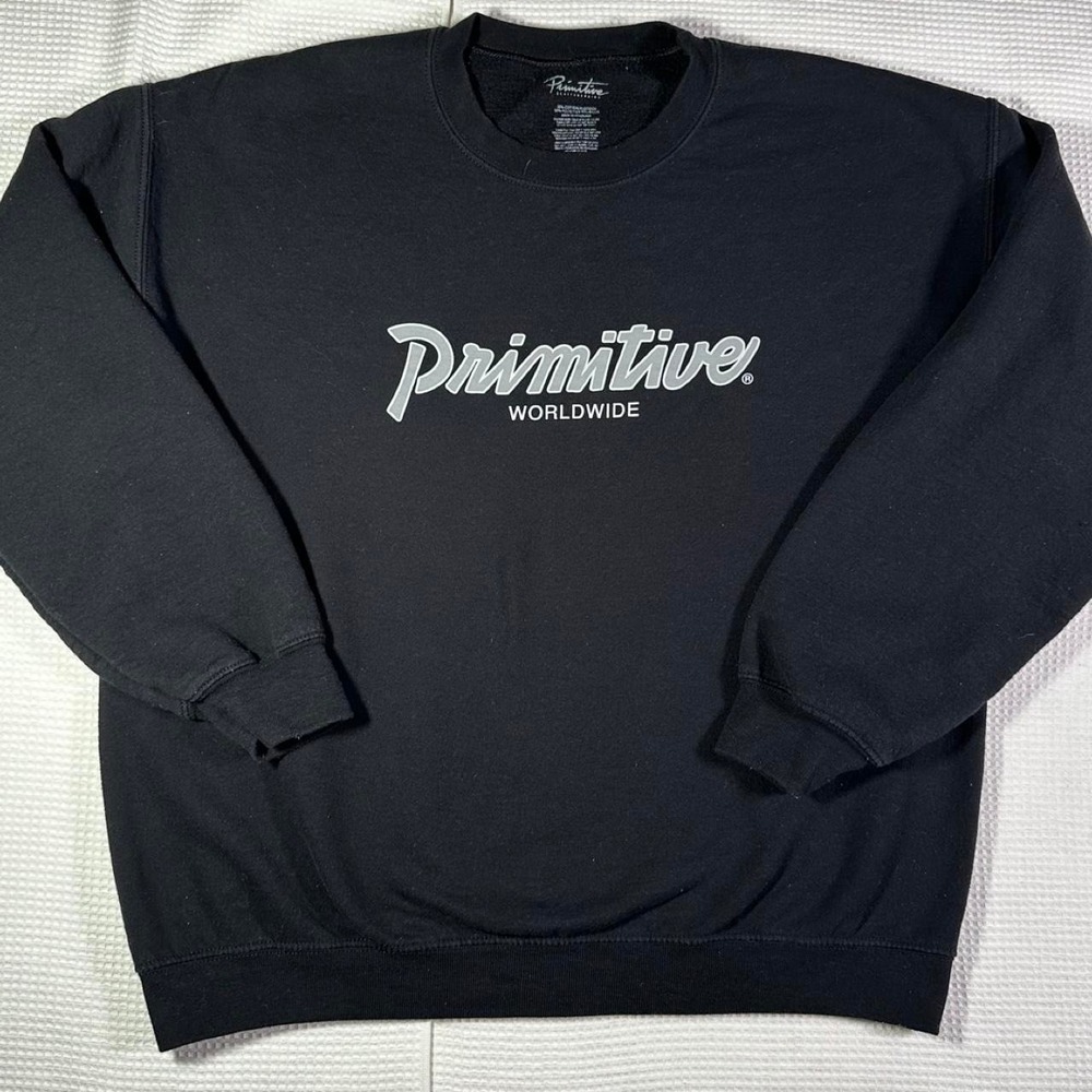 Primitive Worldwide black crewneck sweatshirt Size L